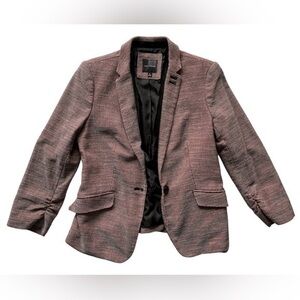The Limited Textured Brown Blazer